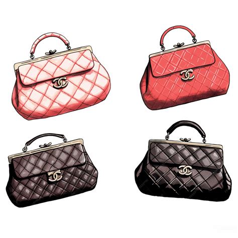 colored chanel bags